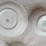 Service à café- thé 10 pers en porcelaine fine ancienne marquée M.Z Czechoslovakia