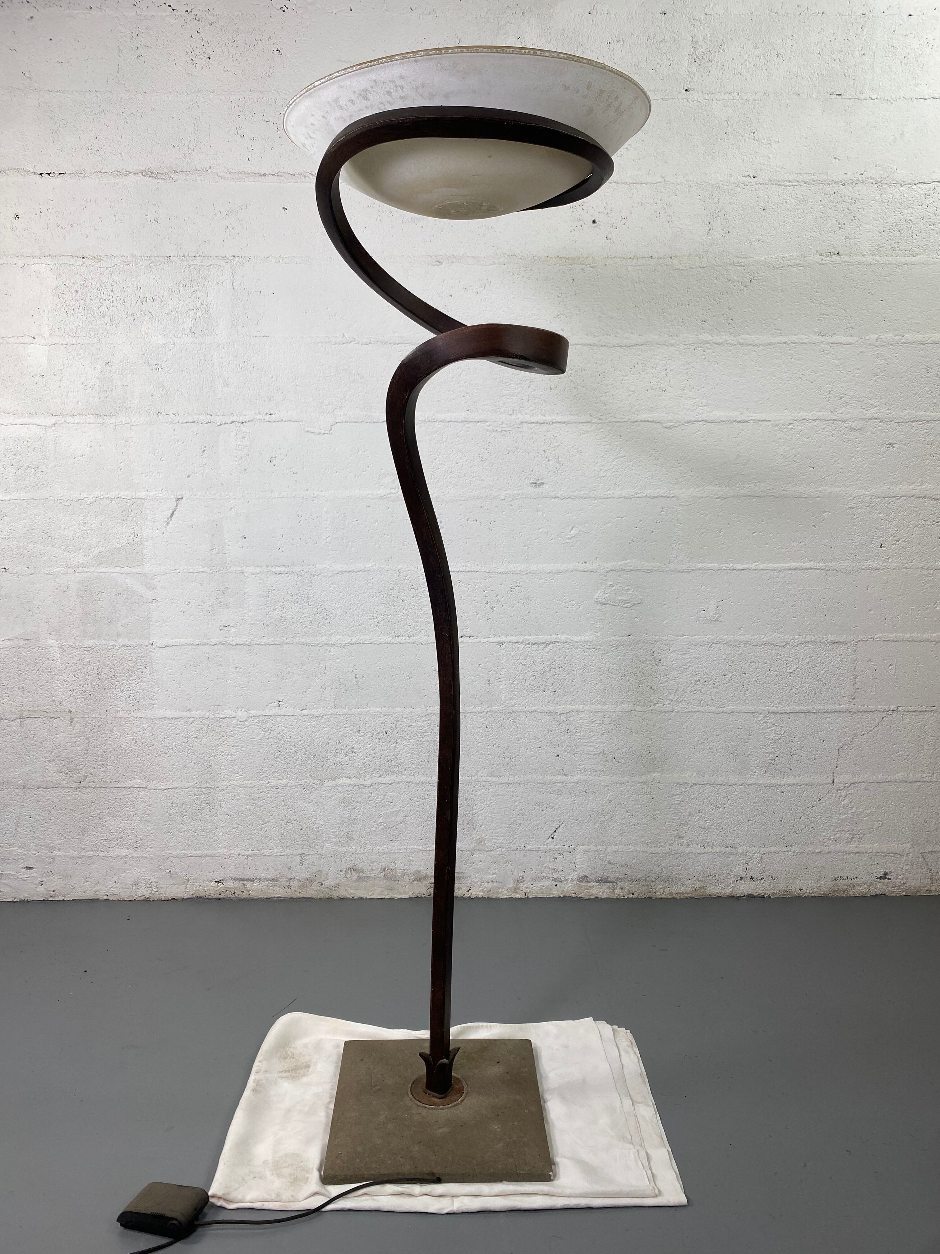 Floor lamp "Alfea" Scavo Enzo CIAMPALINI for Lamp International in Murano glass- 1970