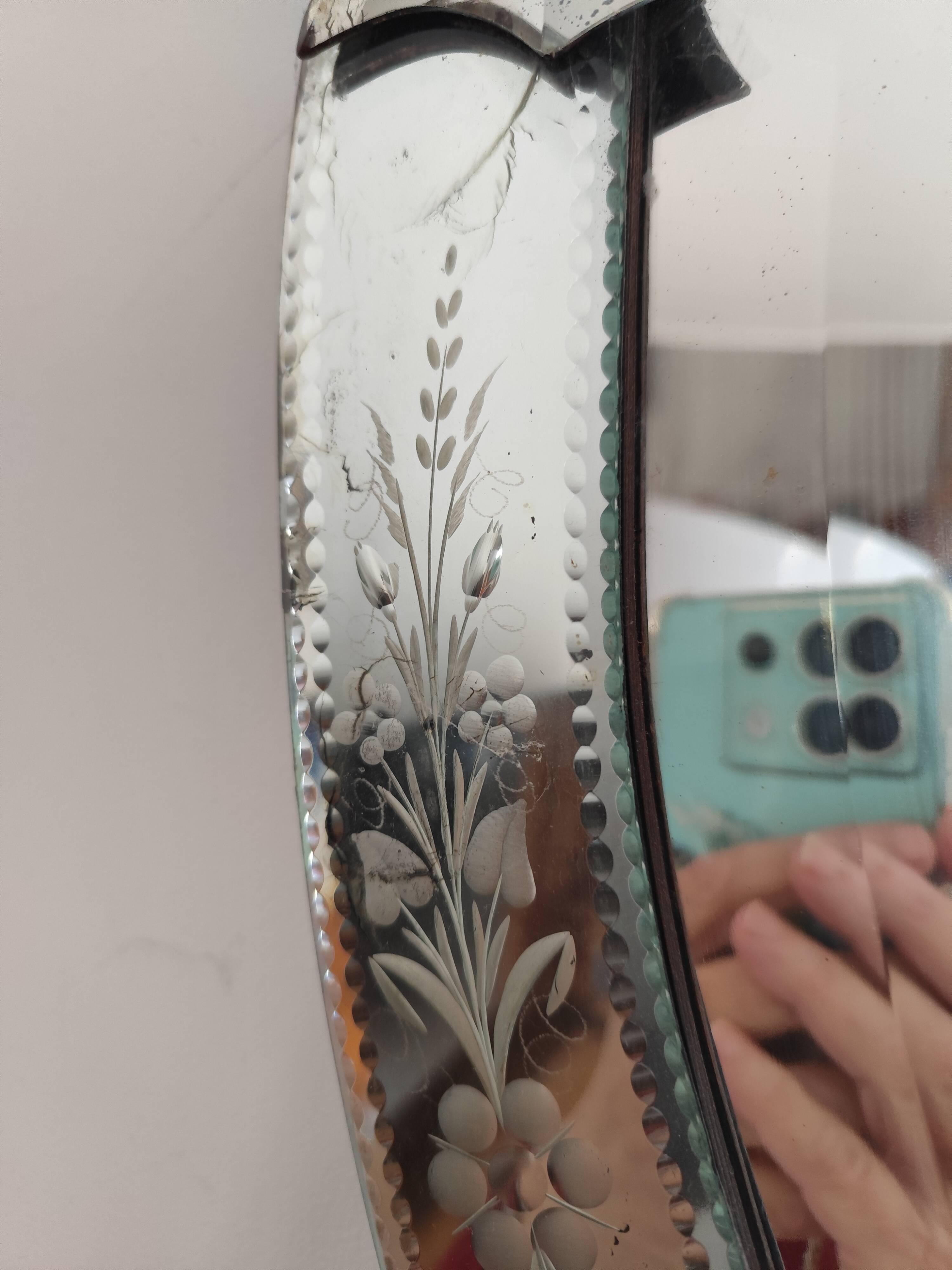 Venetian mirror Murano glass