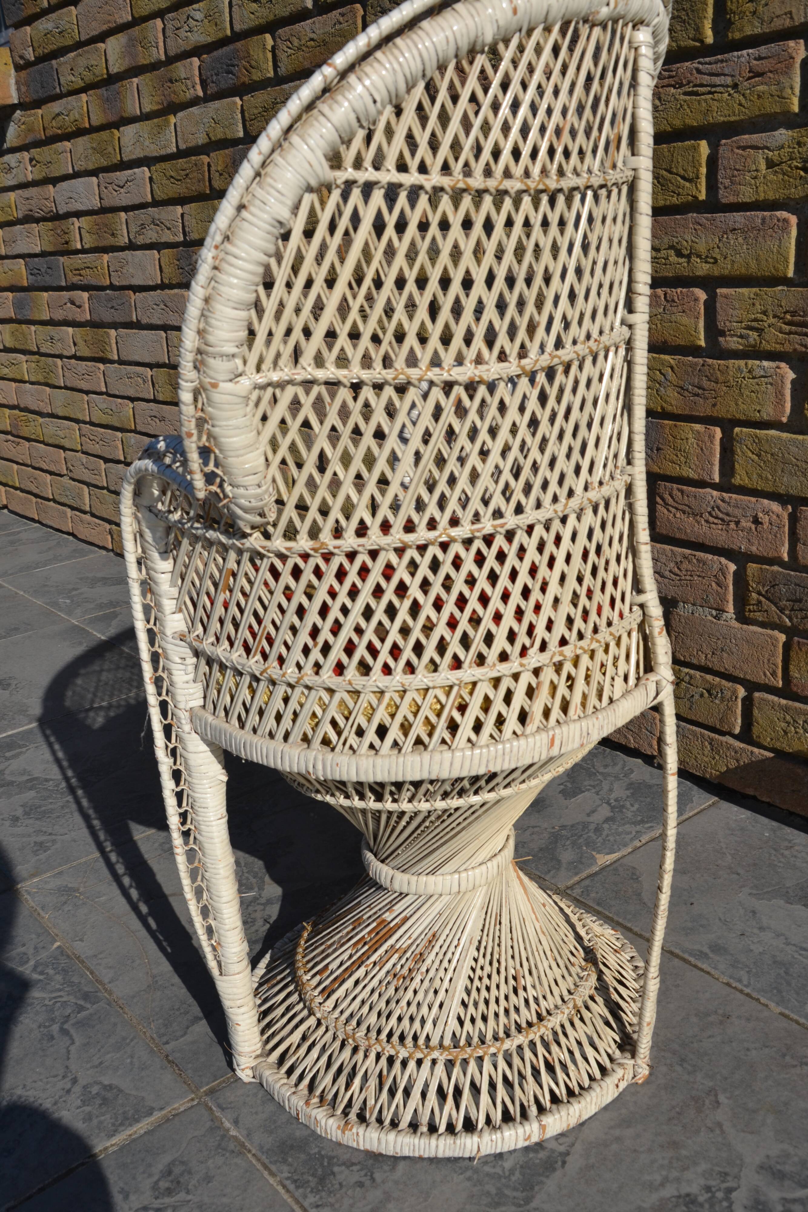 Chaise Emmanuelle en rotin enfant