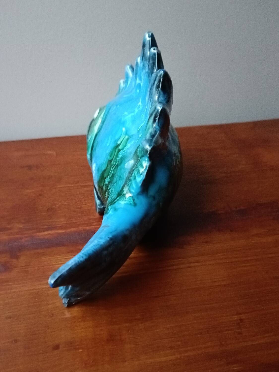 Fish in Vallauris barbotine