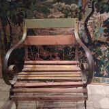 Garden armchair of the 19th century