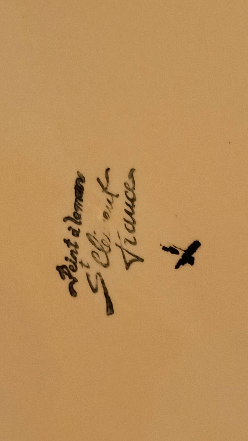 5 St Clément barbotine plates