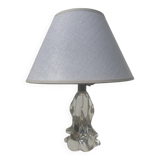 Lampe en cristal blanche