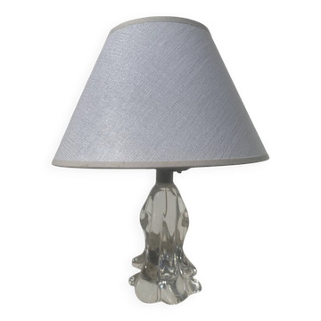 Lampe en cristal blanche