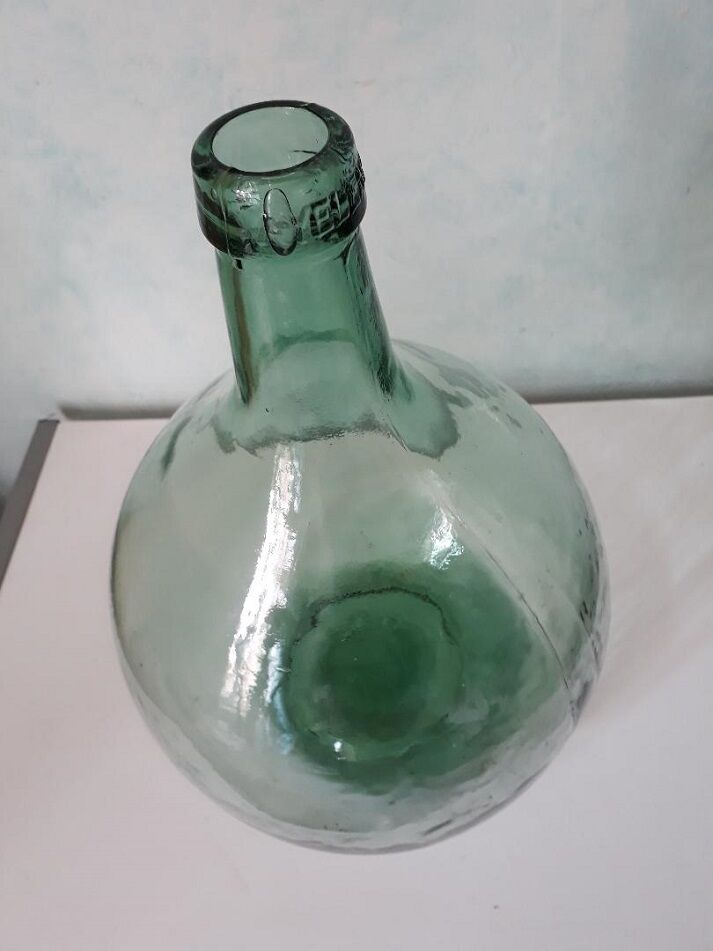 Demijohn Aleyense bluish green