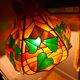 Tiffany-style stained glass pendant light