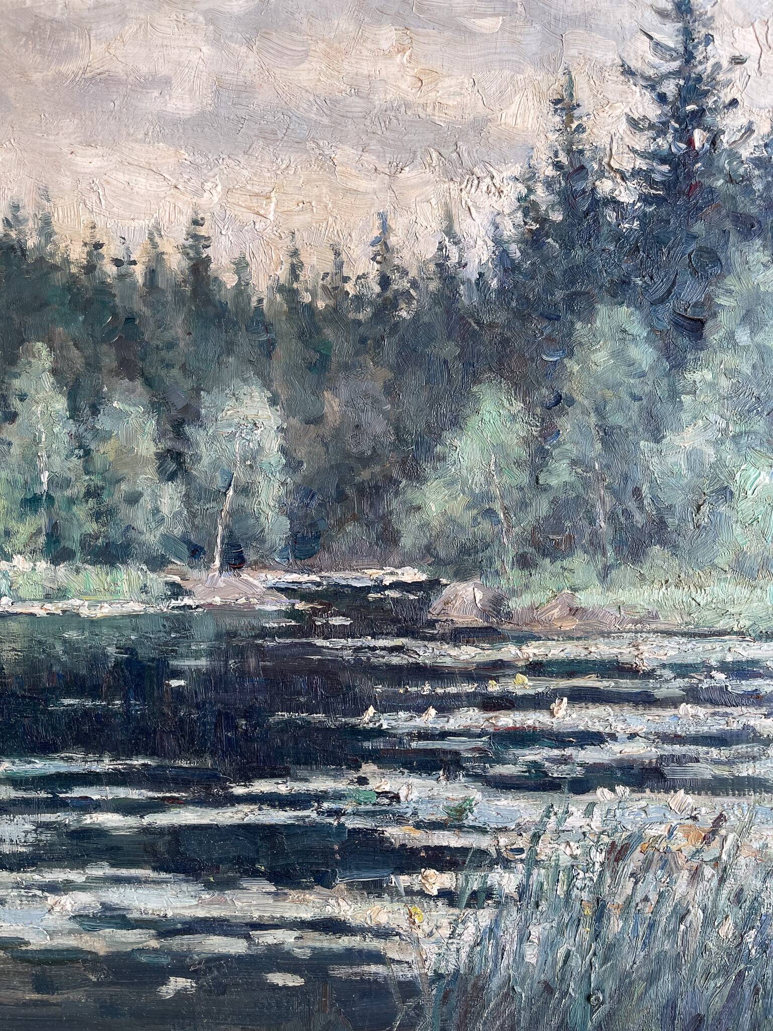 Swedish oil painting landscape Per Sundberg (konstnär)