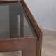 Vintage 1970s Coffee Table in Wood and Glass, Italian Design