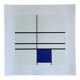Piet Modrian (1872-1944), Composition with Blue, 1935, Copyright MondrianHoltzman Trust, Printed in Italy