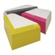 Modular Coffee Table Made In Coloured Lacquered Wood With Gloss FInish