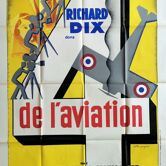 Affiche de 1932 4 de l'aviation Bruyner avion 120x160 cm