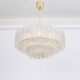 Glass tube chandeliers from Murano by Doria, Germany, 1960s.