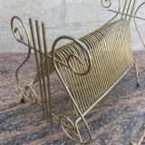 Old vinyl record display stand