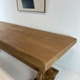Monastery table 250 cm in solid elm