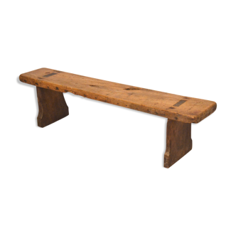 Old bench of a child's farm