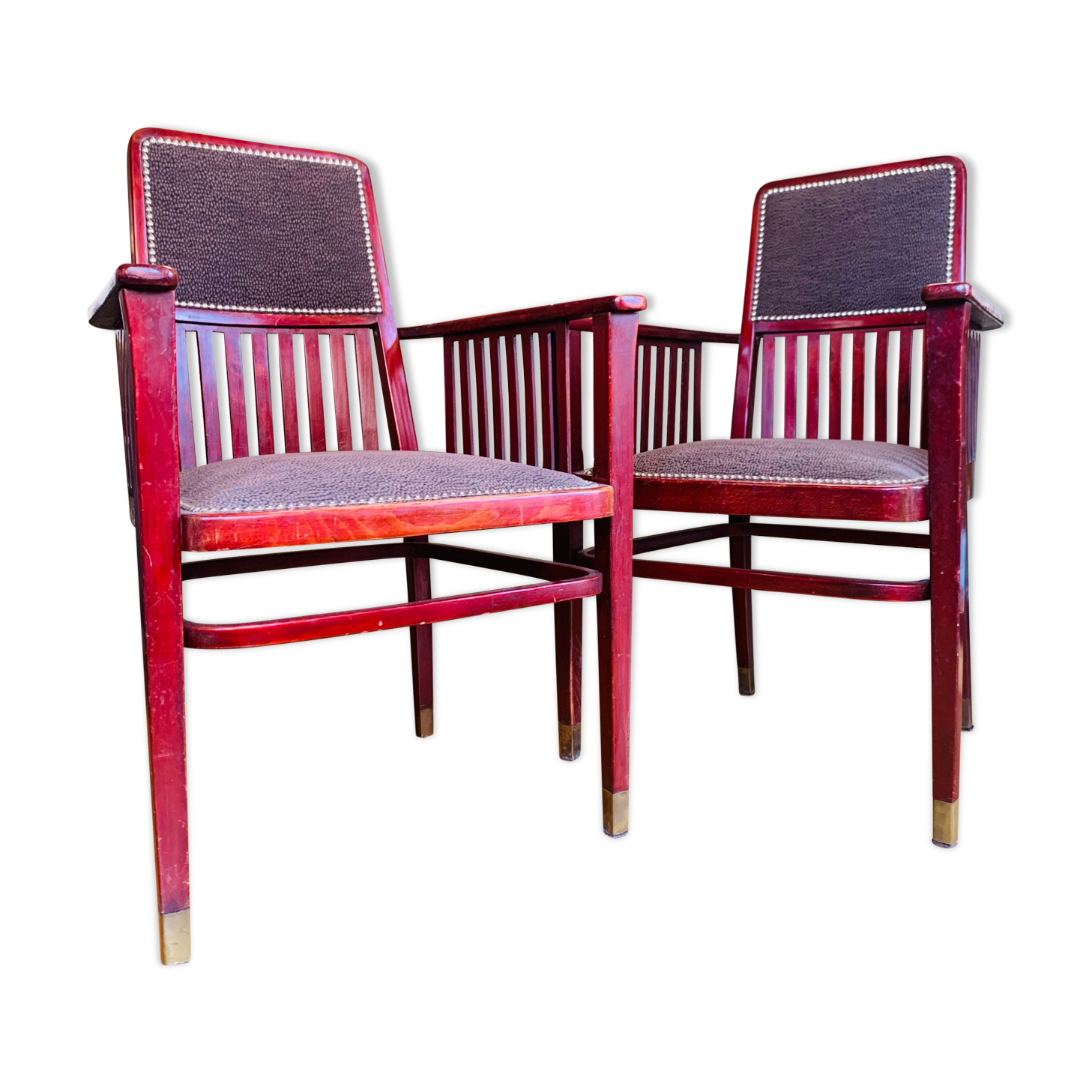 Pair of Thonet armchairs