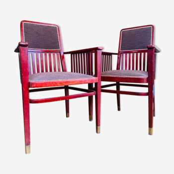 Pair of Thonet armchairs