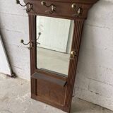 Cloakroom Coat rack with vintage mirror