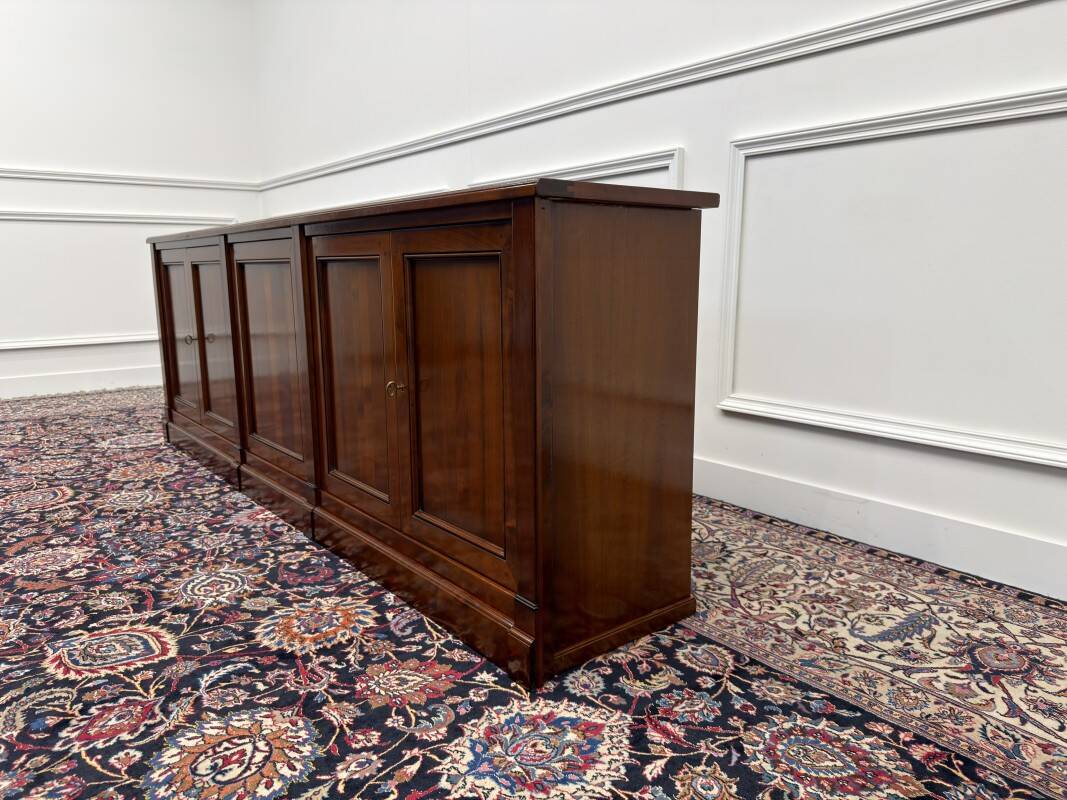 Classic Antique Italian Office Cabinet Sideboard