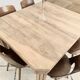 Art Deco dining table made of solid wood.
