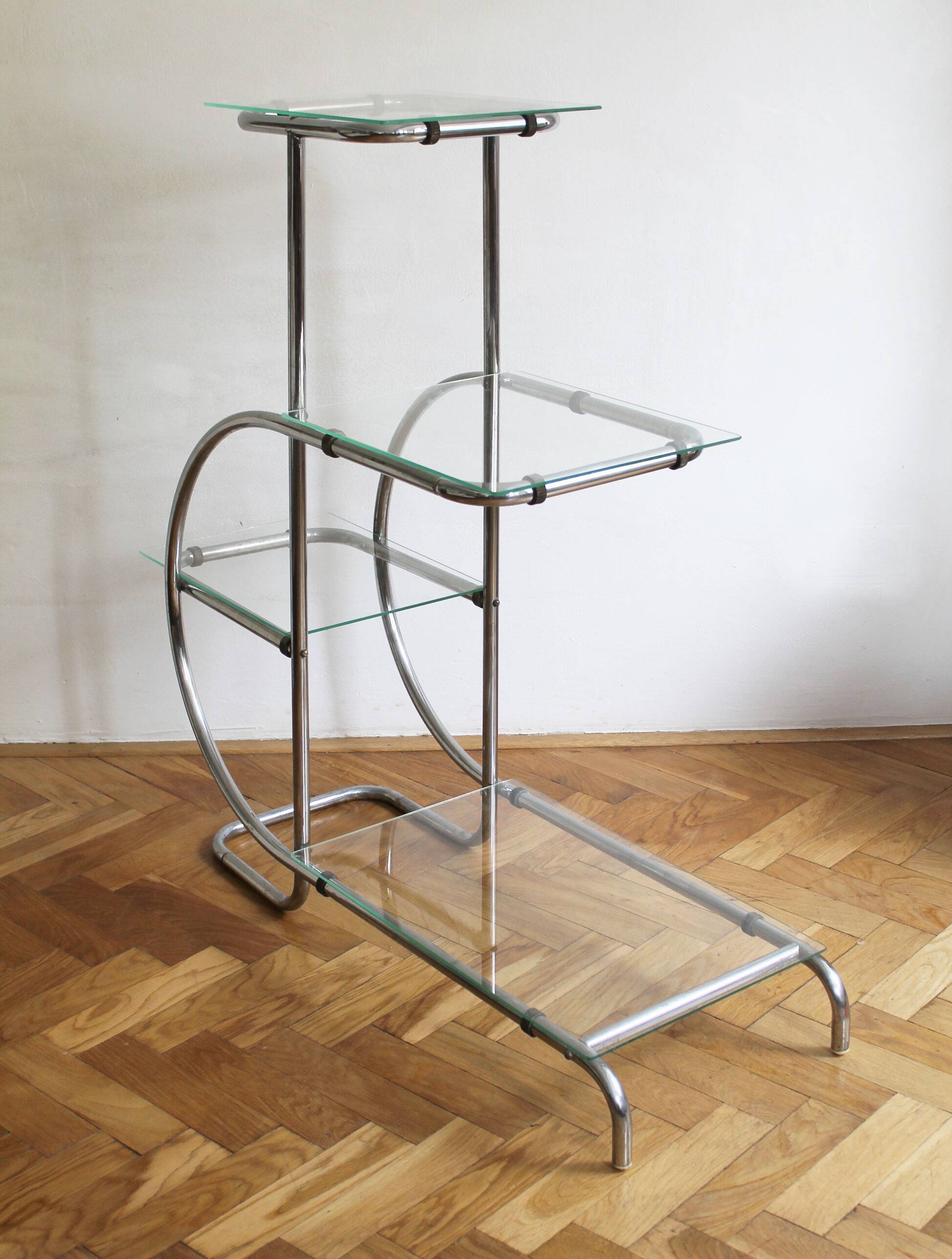 1930's Bauhaus Tubular Flower Stand