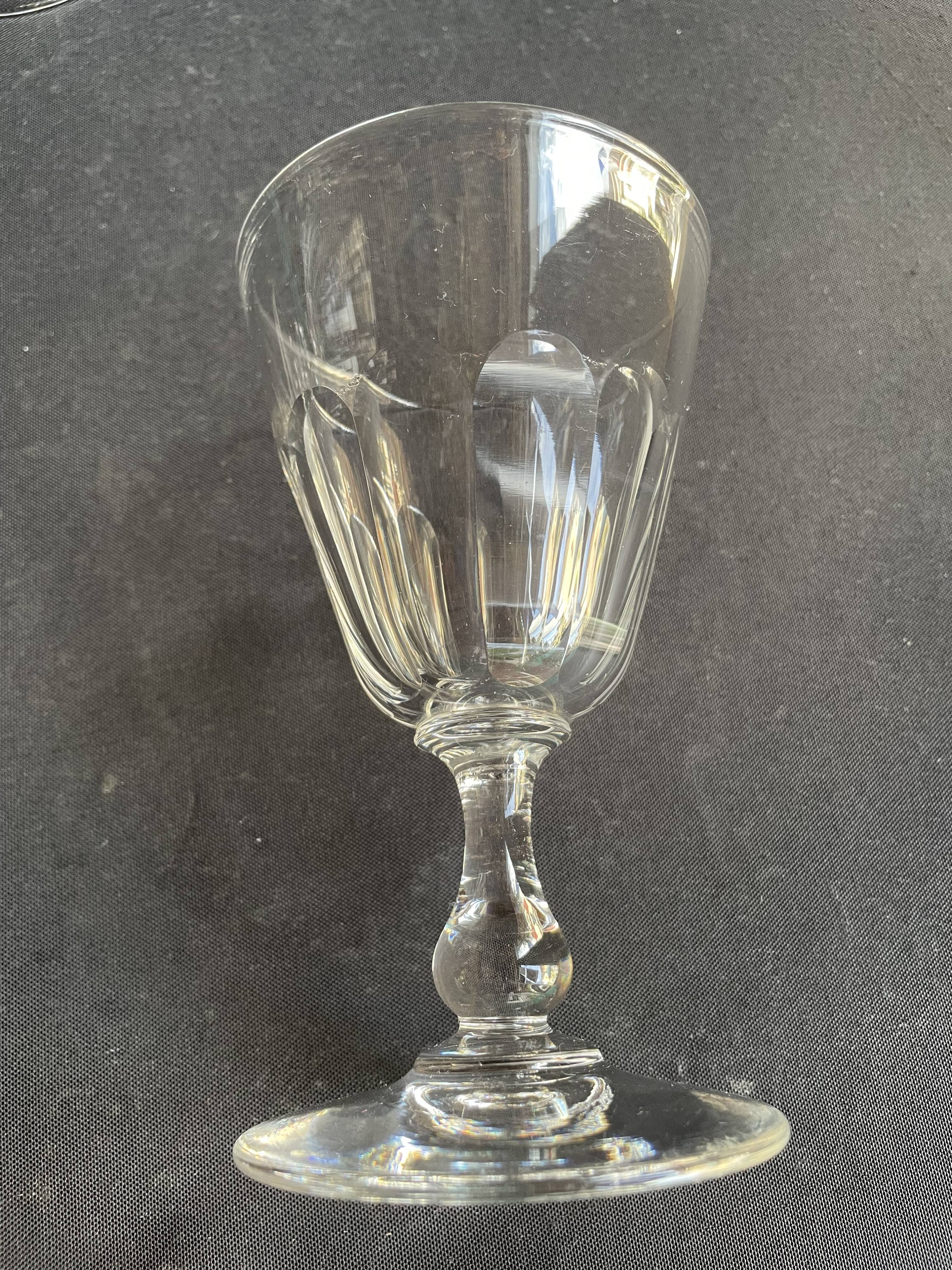 6 Baccarat water glasses