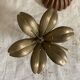 Brass flower, petal ashtray from the 60s and 70s