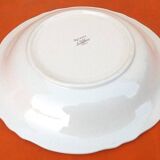 Large salad bowl with polylobed edges Earthenware Sarreguemines France Agreste model