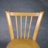 Baumann - Children's bistro chair . Light wood, vintage French
