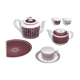 Hermes box - teapot, 2 tea cups, 2 plates - H Deco collection