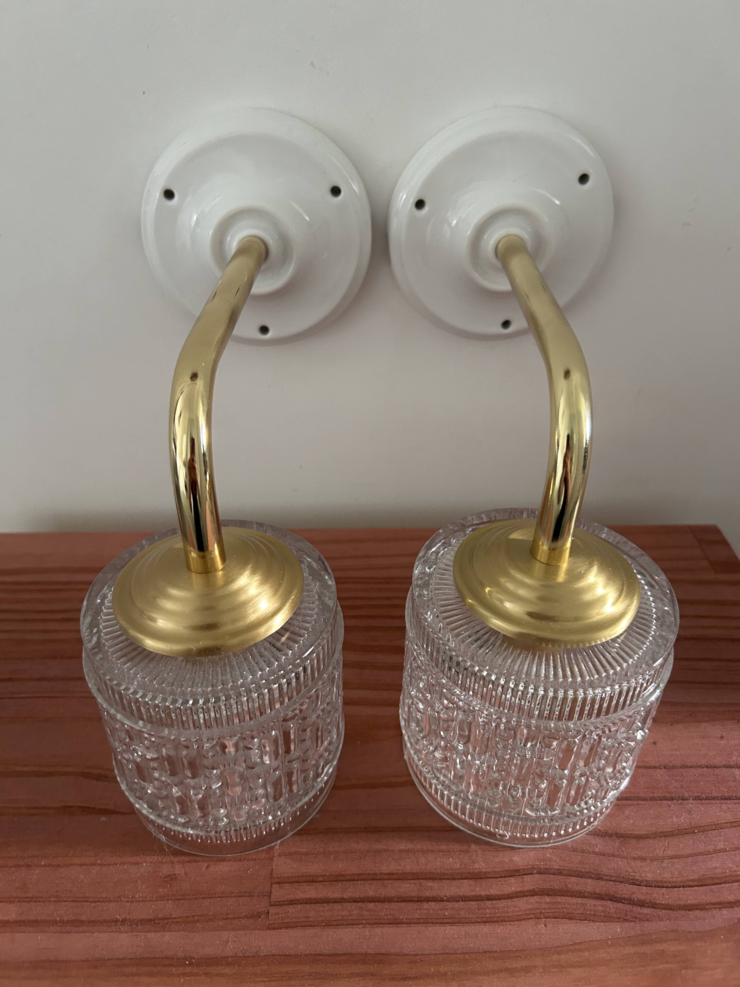 Pair of vintage wall sconces