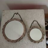 2 solid silver mirrors