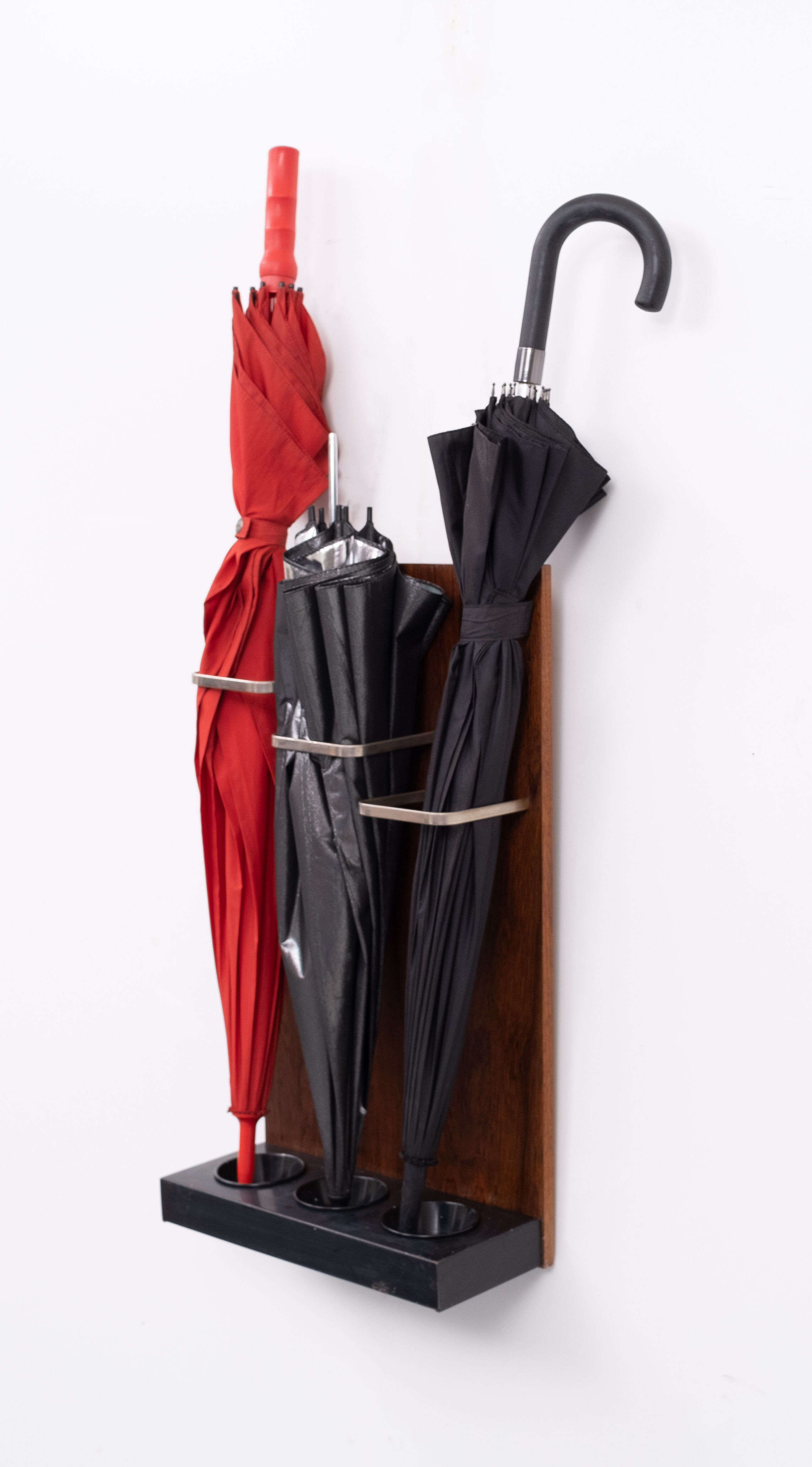 Mahogany Hanging Umbrella Stand, 1960s