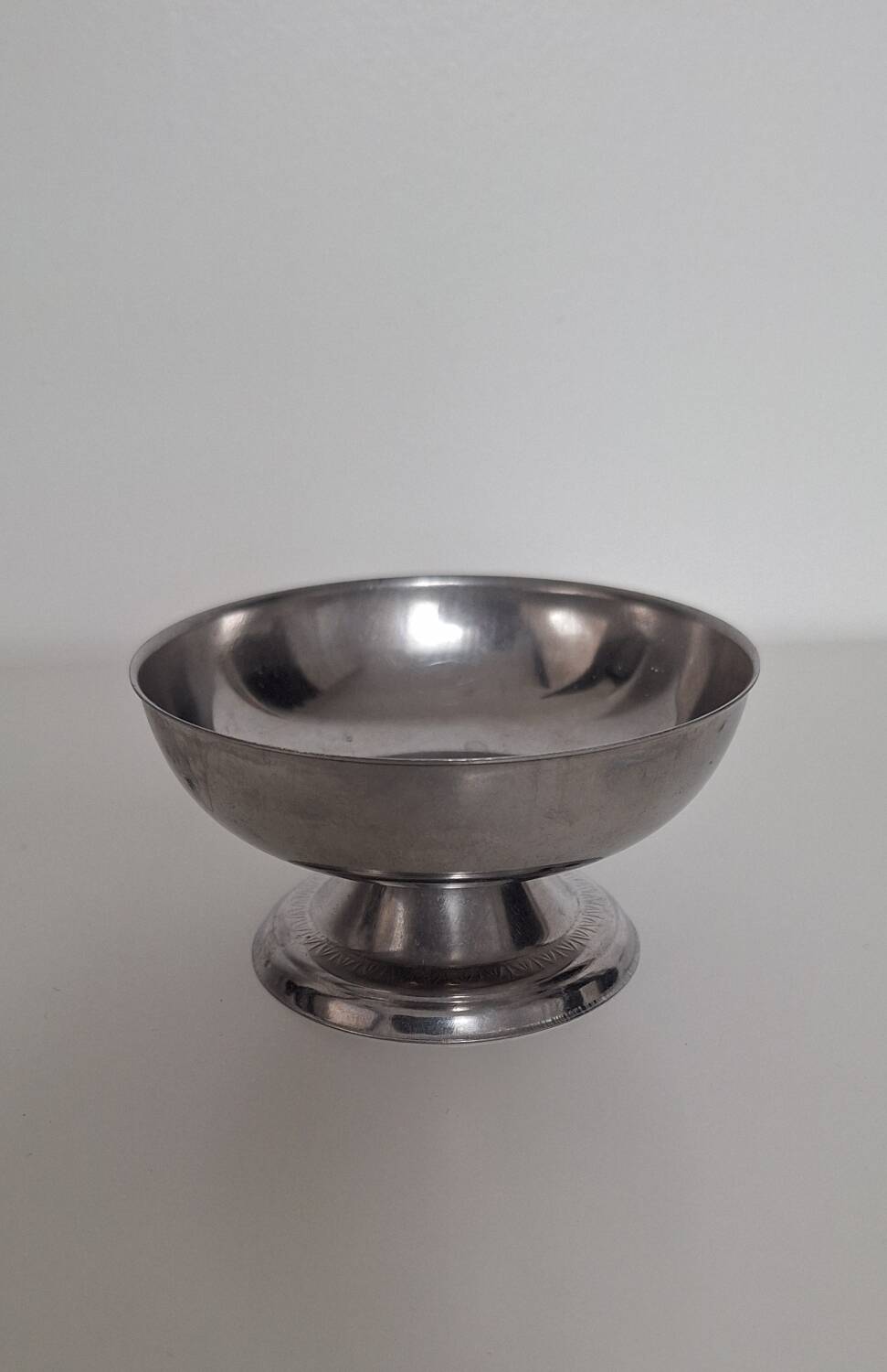 Coupe à glace en inox vintage