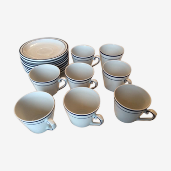 Set de 8 tasses et sous tasses Winterlin