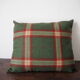 Housse de coussin tartan