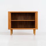 armoire à portes tambour par CFC Silkeborg (Danemark, années 1960).