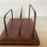 Leather mail holder