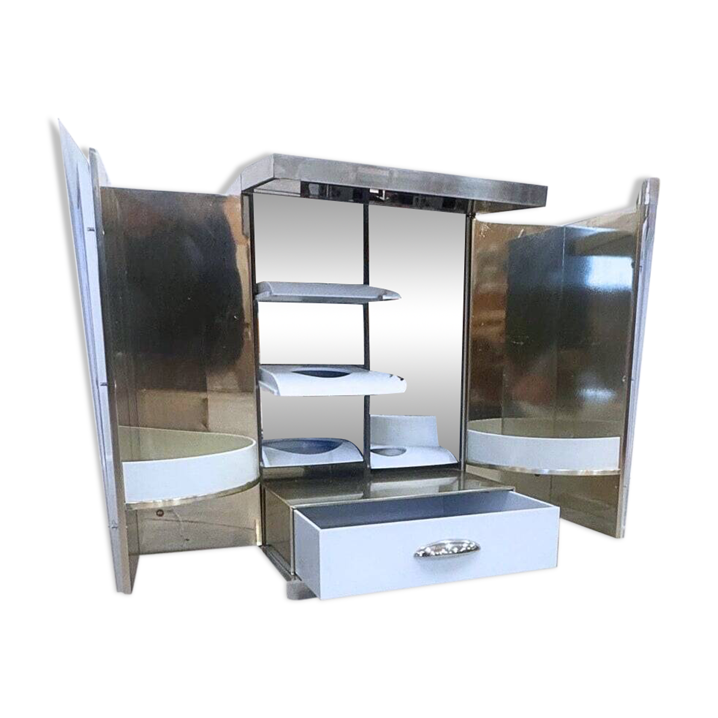 Petit meuble de rangement miroir Thierry Mugler