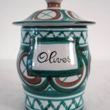 Old olive pot Robert Picault, Vallauris
