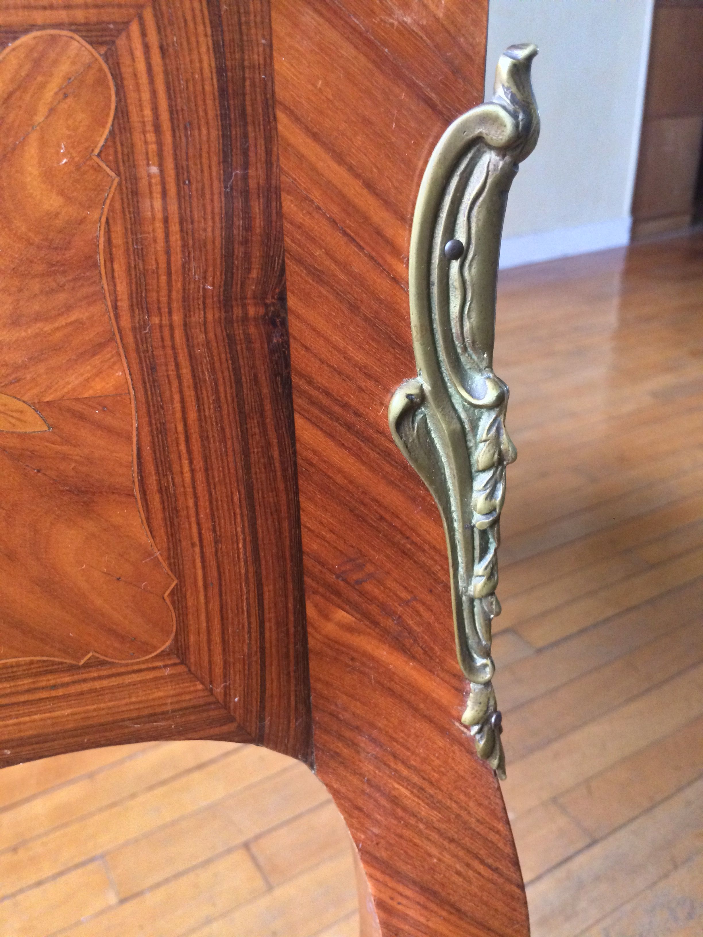 Hairdresser Style Louis XV Marquetry rosewood