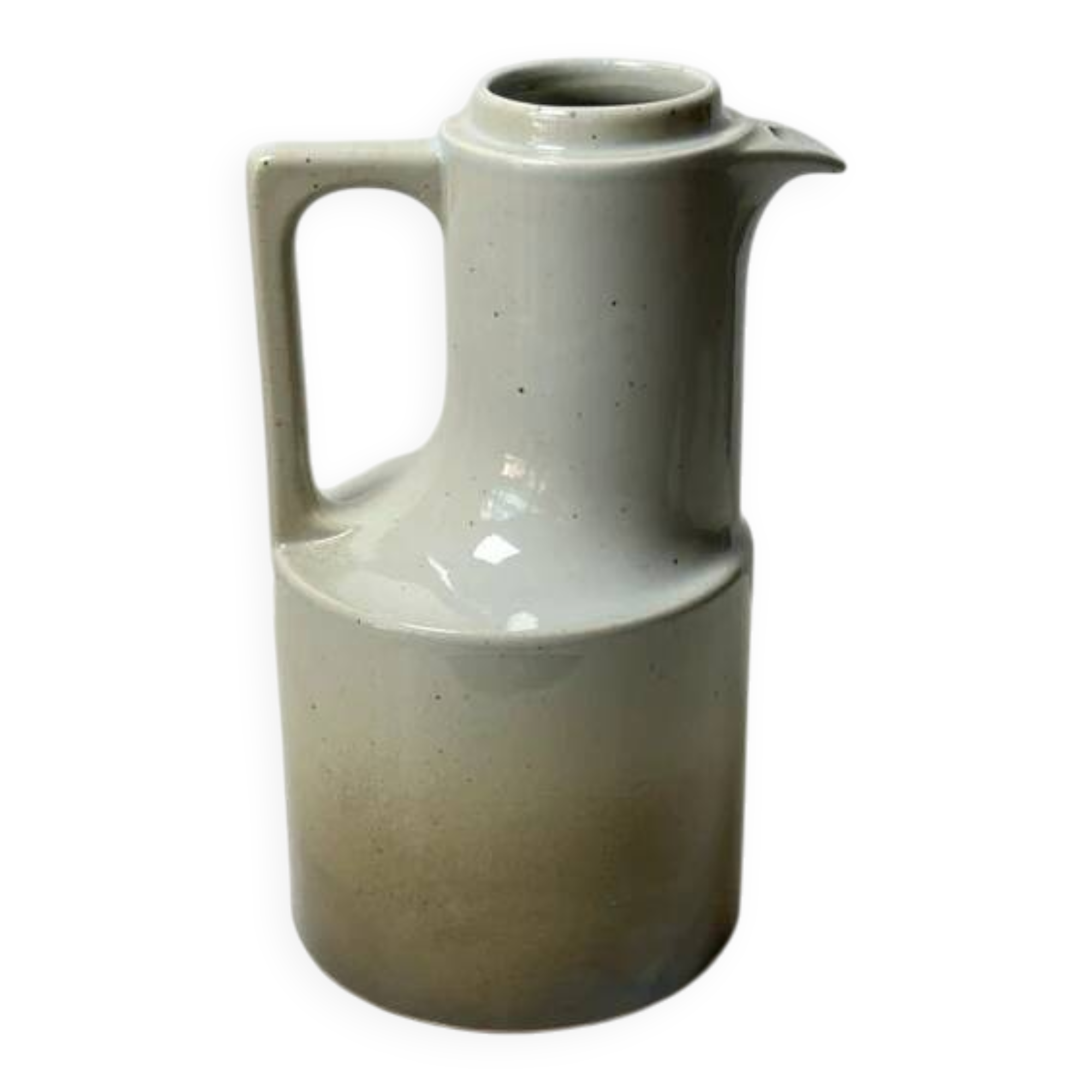 Vintage Brenne stoneware carafe / pitcher – Grand Feu model, 1970s