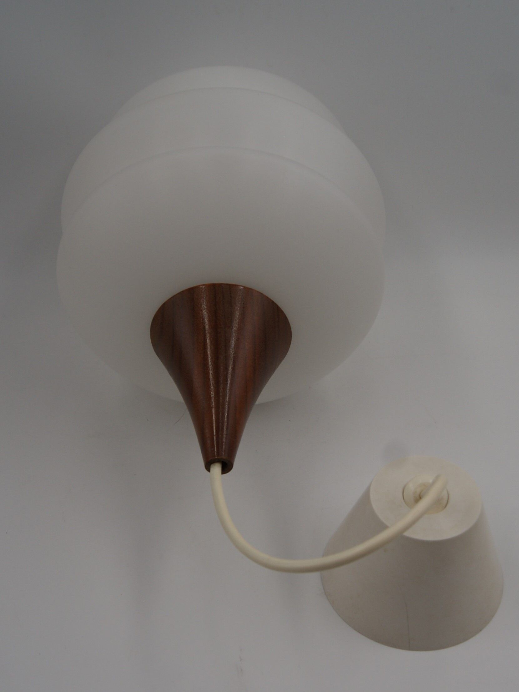 Vintage Philips Kalff opaline chandelier