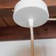 Set of two vintage bubble glass pendant lights