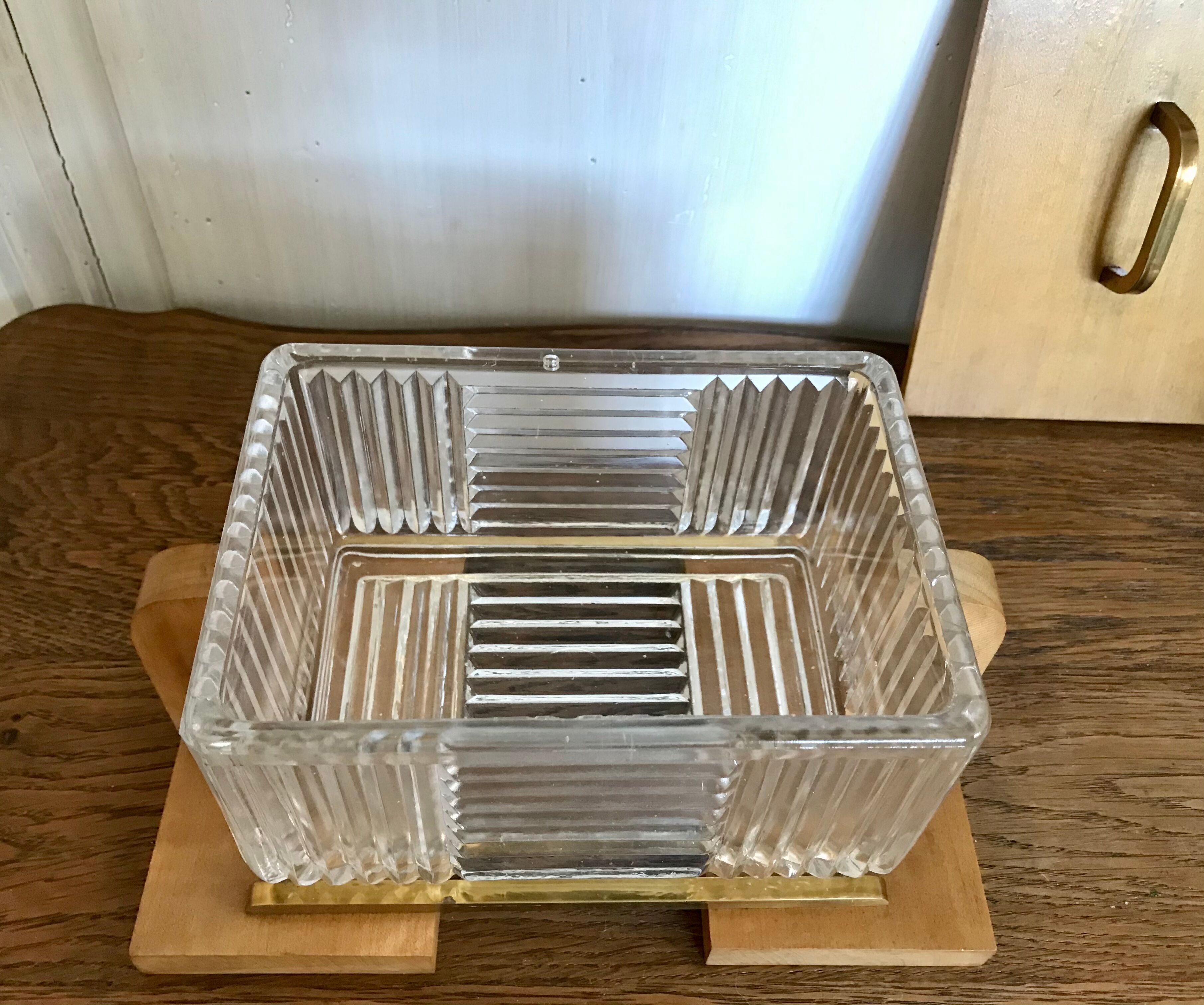 Art deco candy pot