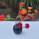 Boule pique-fleurs céramique signée
