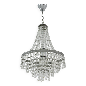 lustre montgolfière - pampilles