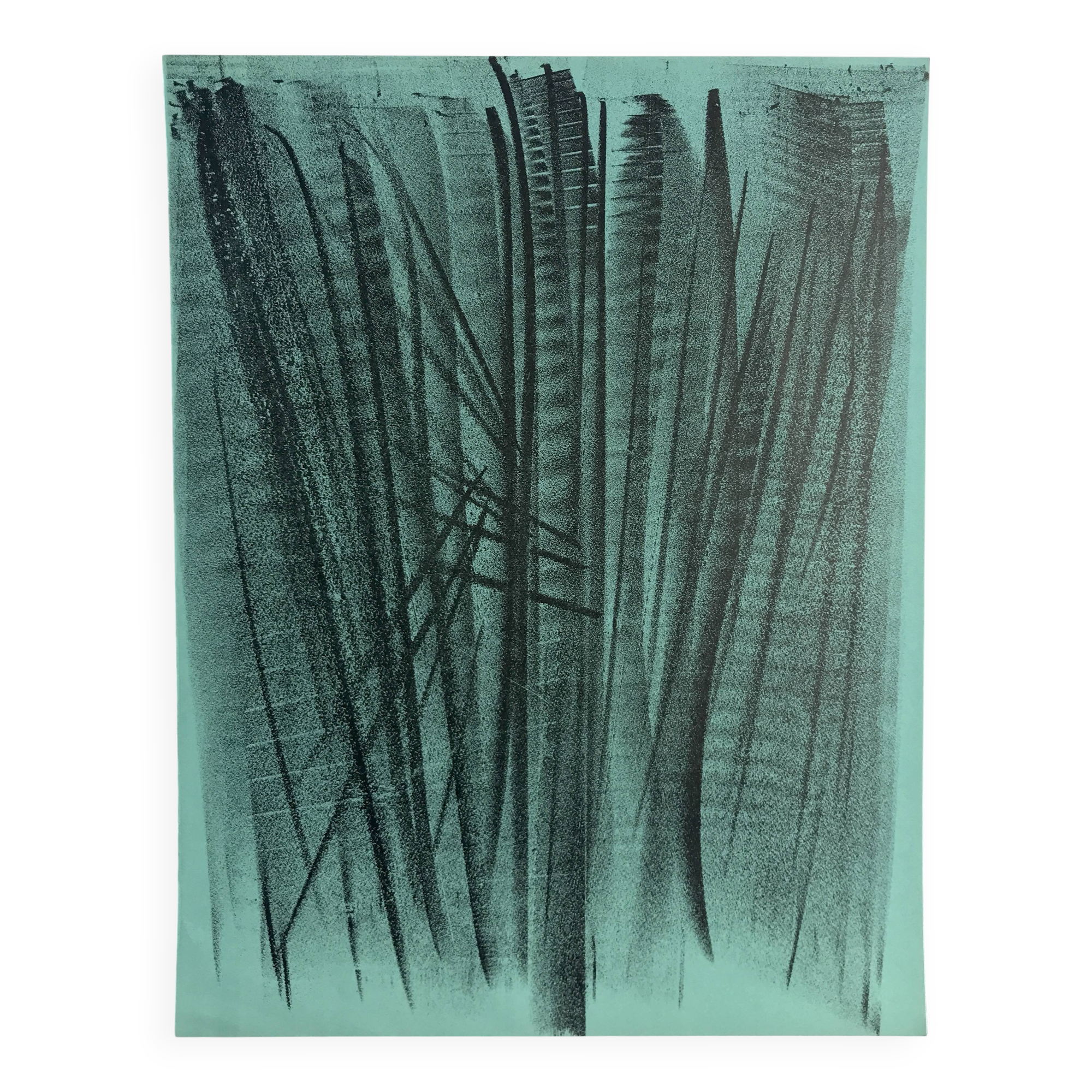 Hans HARTUNG, L 127, 1964 (RMN 205). Original lithograph