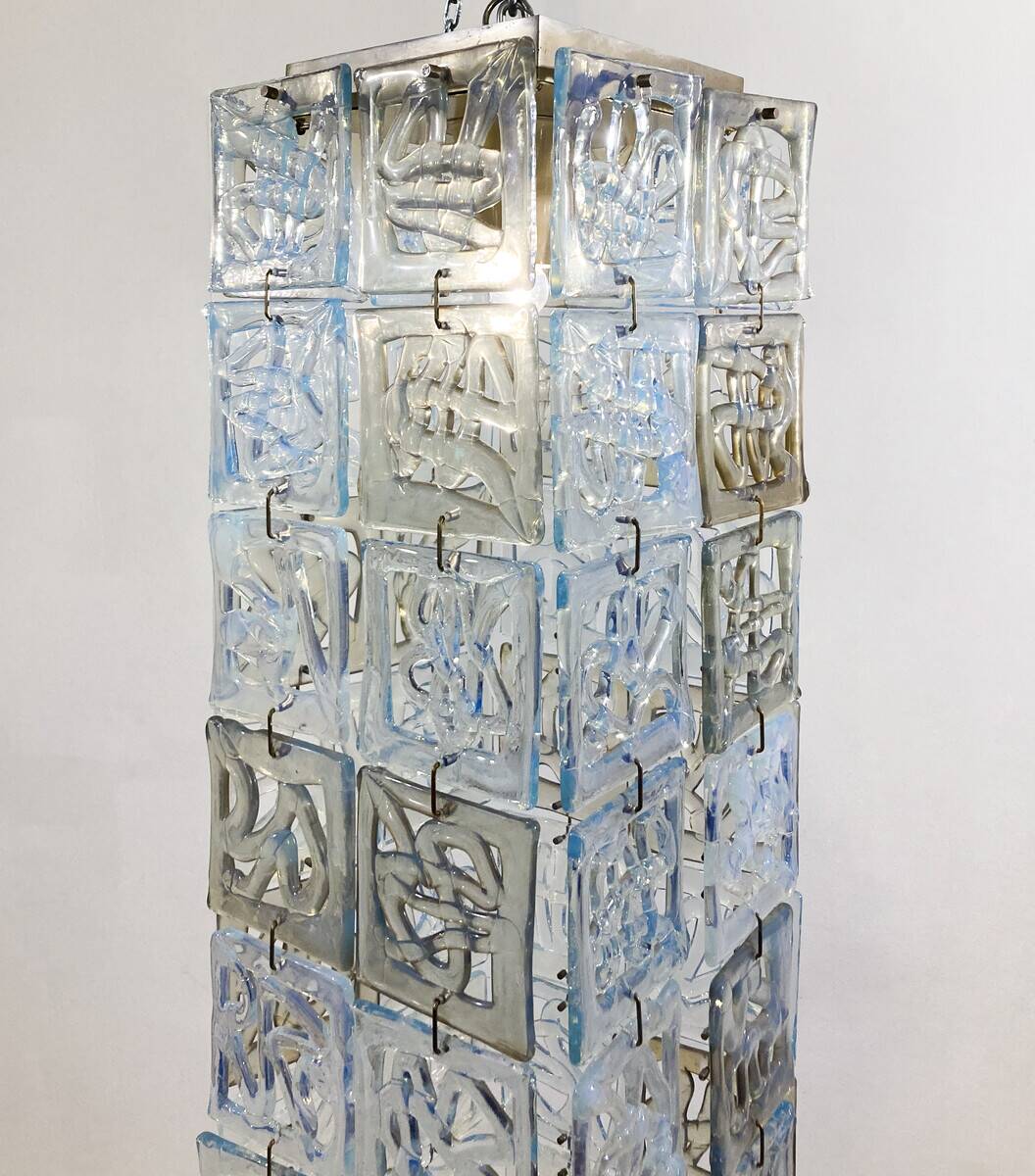 Mid-Century Murano Glass Ceiling Light